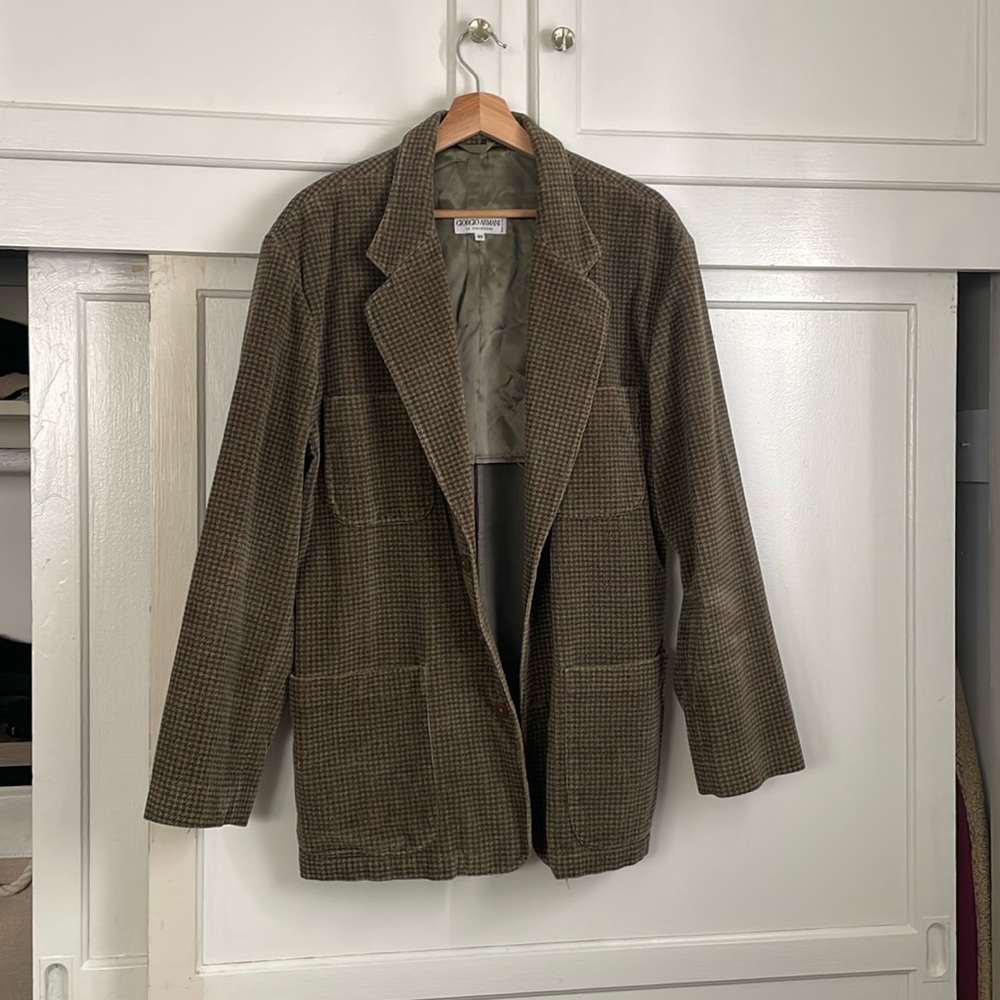 Giorgio Armani Textured Sport Coat Made in Italy